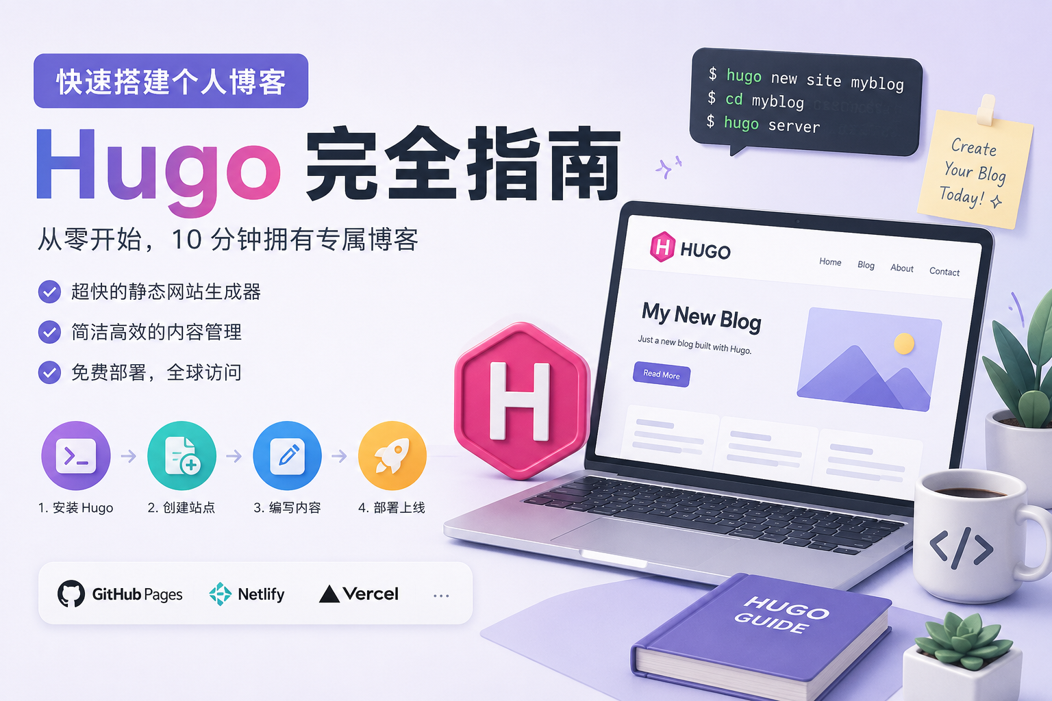 快速搭建个人博客：Hugo 完全指南